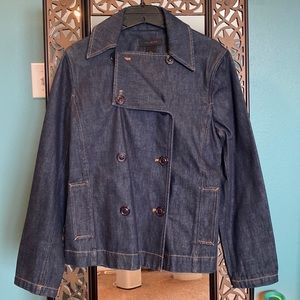 The Limited jean jacket with button detail